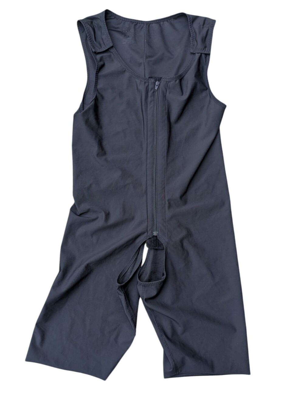 Isavela Black Mid Thigh Front Close Bodysuit